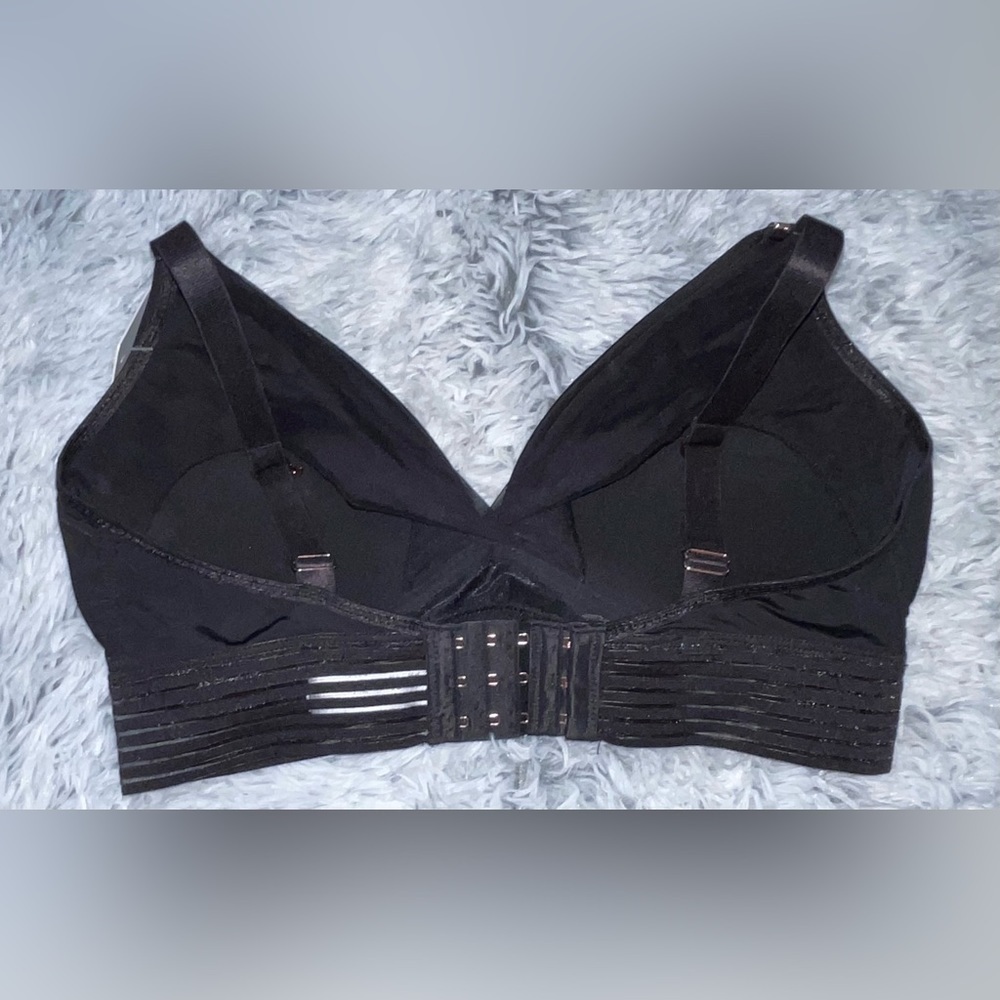 ProjectMe by Hotmilk AMBITION TRIANGLE CONTOUR BLACK NURSING BRA - WIREFREE - Picture 8 of 12